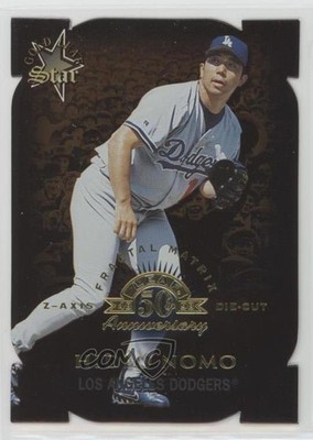 1998 Leaf Fractal Matrix Die-Cut /100 Hideo Nomo (Bronze Z-Axis) #176 0d9