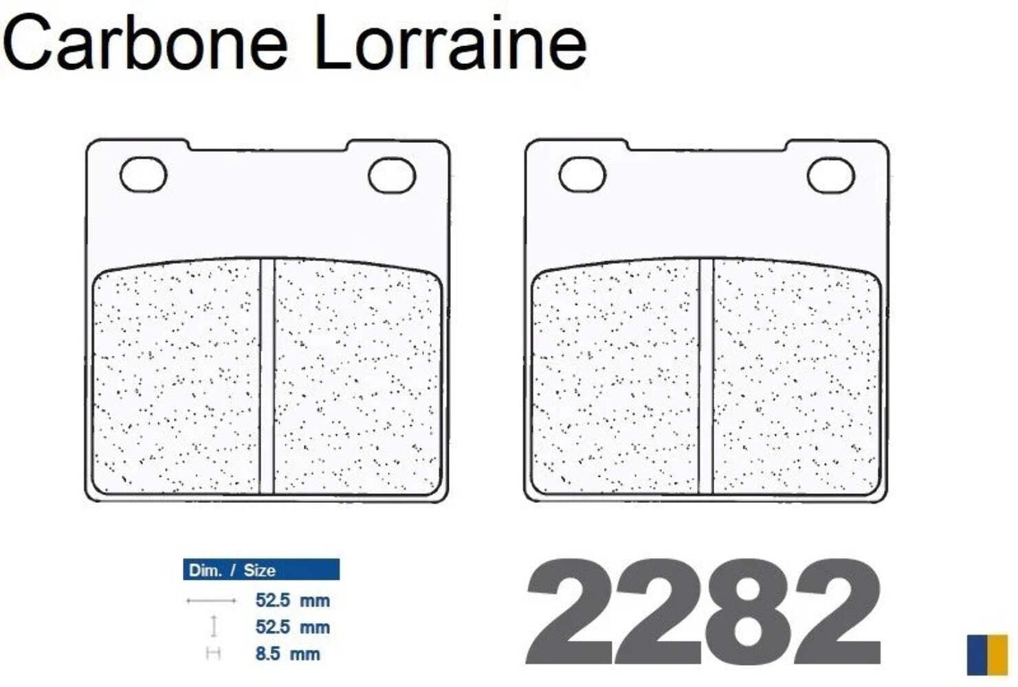Plaquettes Carbone Lorraine de frein arrière endurance pour Suzuki Hayabusa 1300