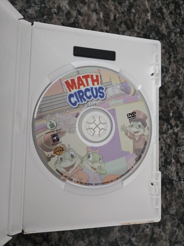 Leap Frog Math Circus Dvd - Leap Frog DVD - Talking Words Factory Case