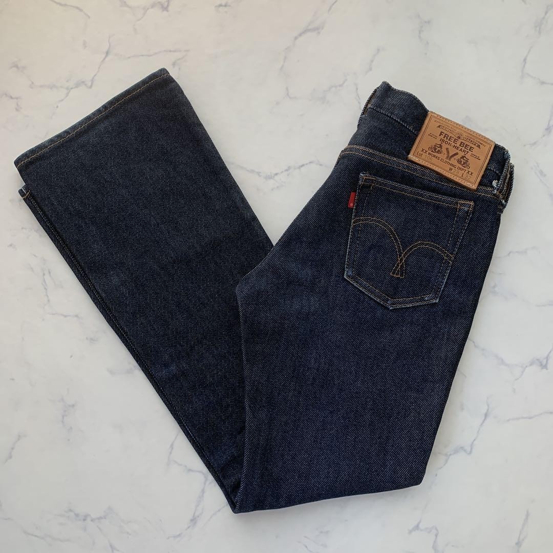 IRON HEART W28 Lot 106 HEAVY DENIM Boot Cut Denim Jeans