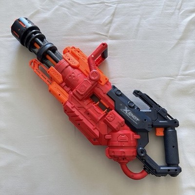 X-Shot Crusher by ZURU Excel Red Foam Dart Blaster 35-Dart Belt Slam Fire