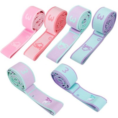 Yogagürtel Gymnastik Stretchband Tanz Ballett Sport Gummiband Widerstand