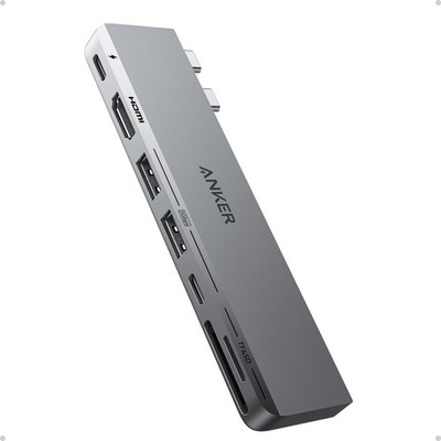 Anker USB C Hub für MacBook, 7-in-2 mit 4K HDMI, kompatibel mit Thunderbolt 4,