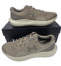 Under Armour UA Charged Surge 4 Men's 12 Shoes Beige Brown 3027000-203 Sneakers