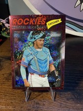 2026 Topps Heritage - Hunter Goodman #346 Chrome Burgundy Sparkle Refractor