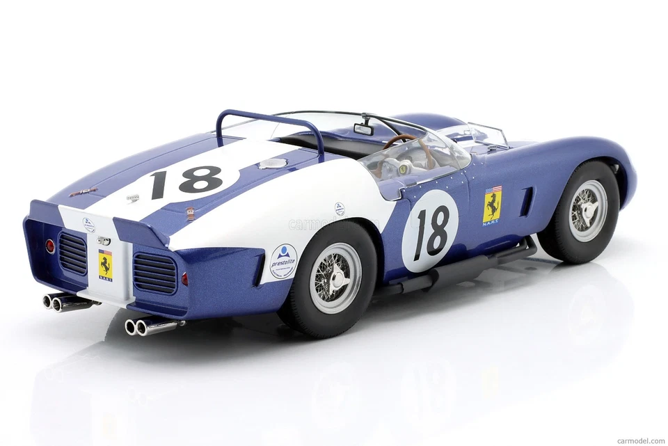 Ferrari 250 TR61 #18 TEAM NART Le Mans 1962 Ryan - Fulp au 1/18 WERK83 W18046007 - Photo 2/2