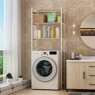 #ad Over The Washer Storage Rack Shelves Bathroom Organizer Shelf Space Saver 3 Tier $66.97