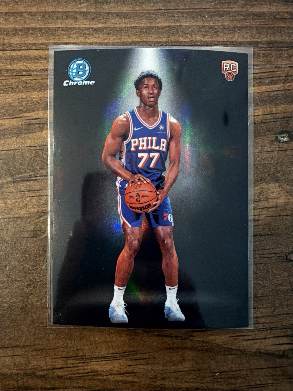 2025-26 Topps Bowman Basketball VJ Edgecombe RC Chrome Spotlight Case Hit SSP