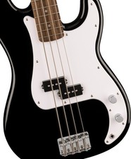 Squier by Fender Sonic Precision Bass Black Electric Bass Guitar Used