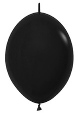 Link o Loon 080 Fashion Black Schwarz 15cm 6 Inch 50 Stk Luftballons Sempertex