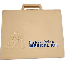 Vintage 1977 Fisher Price Medical Kit Doctor Nurse Kit Play 936 COMPLETE
