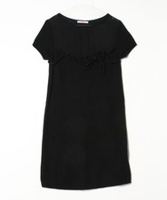 RED VALENTINO Frill Knit One Piece Black Women s