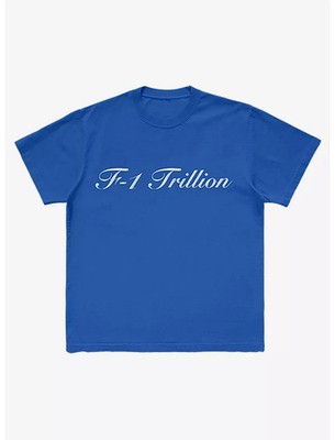 Post Malone F-1 Trillion Blue Two-Sided T-Shirt MEDIUM New