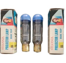 2-Sylvania Projector Lamp Bulbs DDB DDW Blue Top 750W 120-125V AVG 25hrs Light