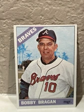 1966 Topps Bobby Bragan #476 Braves NM/MT