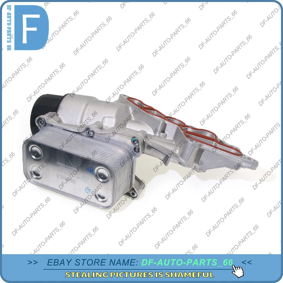 OEM MAHLE Upgraded Oil Filter Housing w/ Oil Cooler for Mercedes W203 X164 W164 Foto 2 de 4