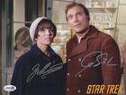 WILLIAM  SHATNER  & JOAN COLLINS Signed STAR TREK 8x10 Photo