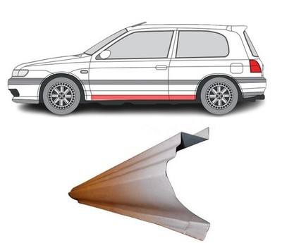 Für Nissan Sunny Y10 1990- 2000 Schweller Reparaturblech/ Links