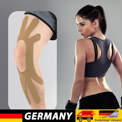 Knie-Kinesiologie-Tape, atmungsaktiv, vorgeschnittenes Knie-Tape für Fitnessstud