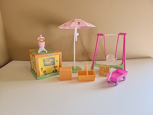 Mattel Barbie Kelly Club Lemonade Stand Juego 2001 Usado Vendido Como Está