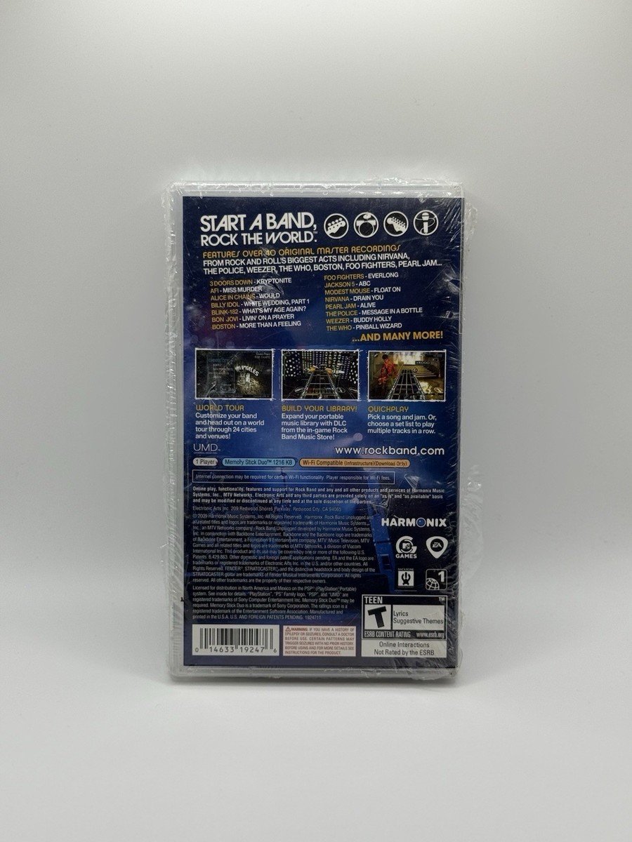 Rock Band: Unplugged (Sony PSP, 2009) for sale online | eBay