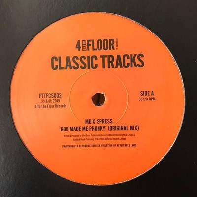 MD X-SPRESS / THREE KINGS '' GOD MADE ME PHUNKY '' / '' SHAKE DAT BOOTY NEW UK 12