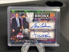 2025 LEAF BRONX LEGACY BRIAN CASHMAN, AARON BOONE BRONX MARKS DUAL AUTOGRAPH 1/1