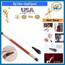 Black Sandalwood Conducting Baton 15 inch Wood Fiberglass Professional Orchestra