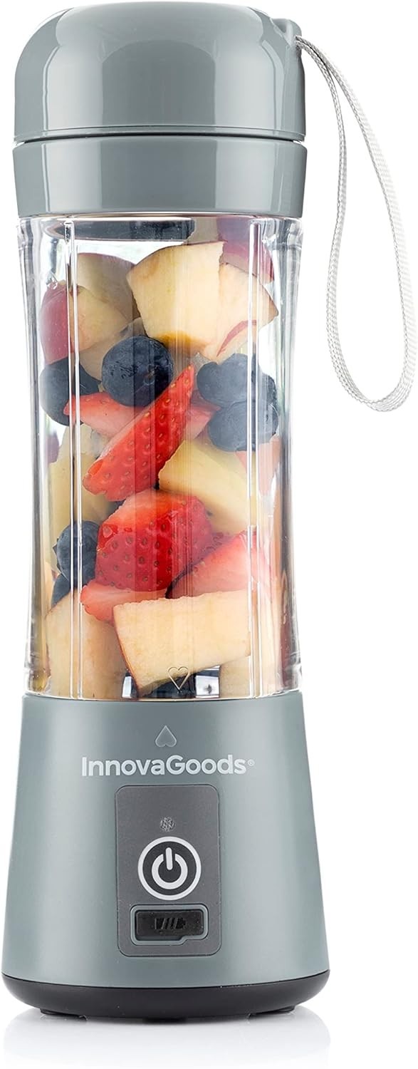 Mini Frullatore Ricaricabile InnovaGoods 380ml | Smoothie Maker per Sport