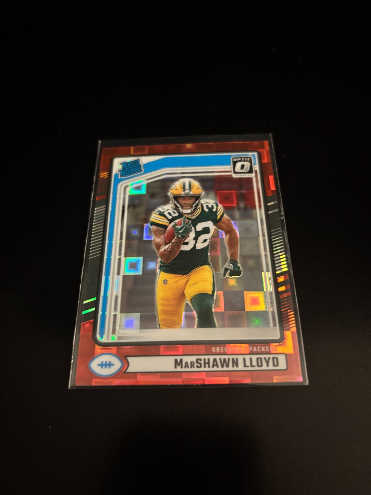 MarShawn Lloyd Panini Donruss #374 Preview Red Pandora Optic