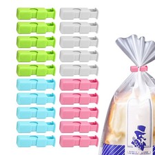 20Pcs Squeeze Bread Bag Clips Food Bag Cinch Clips Good Grips Collection Bag