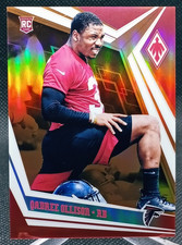 Qadree Ollison 2019 Panini Phoenix Orange /99 Rookie Card #198 Atlanta Falcons. rookie card picture