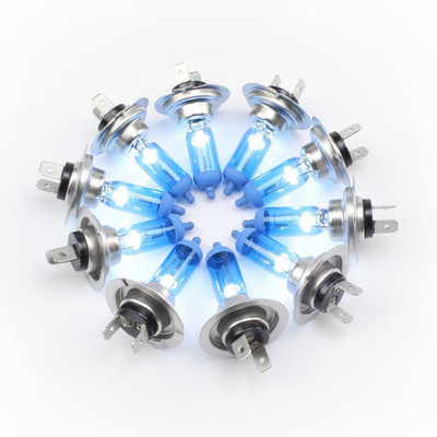 10x H7 PX26D 6000K KfZ 12V 55W XENON WHITE LOOK weißes Licht ihres PKWs