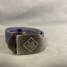 BSA Cub Scout Wolf 30   Belt and Buckle Blue Canvas Uniform Boy Scouts