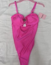 Y2K NWT Vintage Juicy Couture Pink 2Piece Bikini Swimsuit S