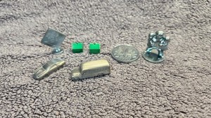 Monopoloy Piece Lot. 7 Pieces In Total.