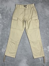 5.11 Tactical TDU Cargo Pants Mens Medium Regular Khaki Ripstop Drawstring 74003