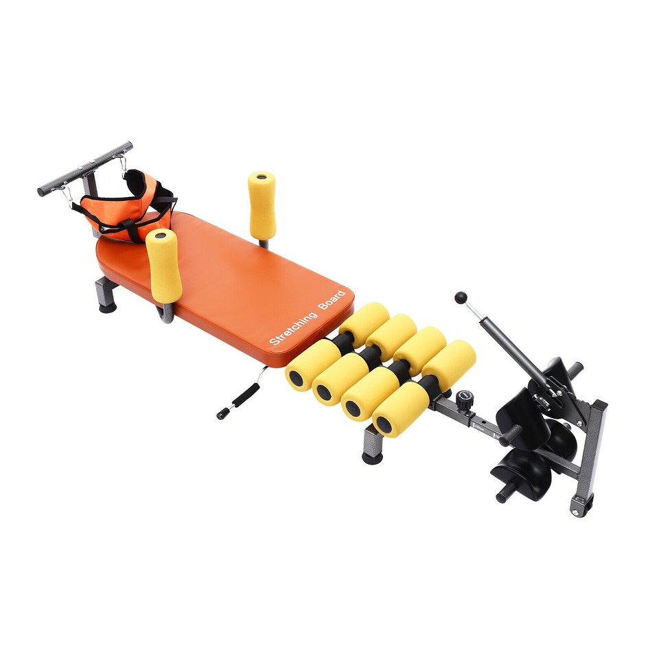 Inline Back Stretch Bench - Adjustable Spinal Decompression Device For Neck & Back Relief