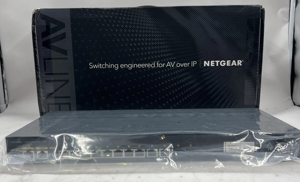 NETGEAR M4250-10G2F-POE+ GSM4212P-100NAS MANAGED SWITCH - Image 2 of 4