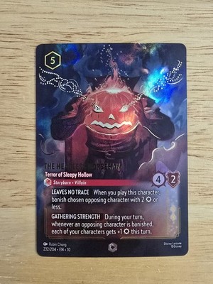 Disney Lorcana The Headless Horseman - Terror of Sleepy Hollow Foil EN