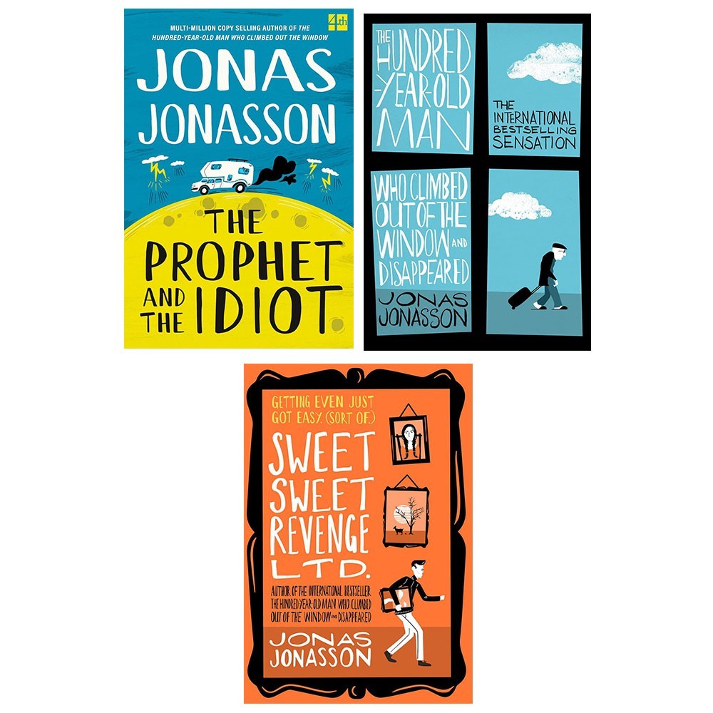Jonas Jonasson Collection 3 Books Set Prophet and the Idiot, Sweet Sweet Revenge