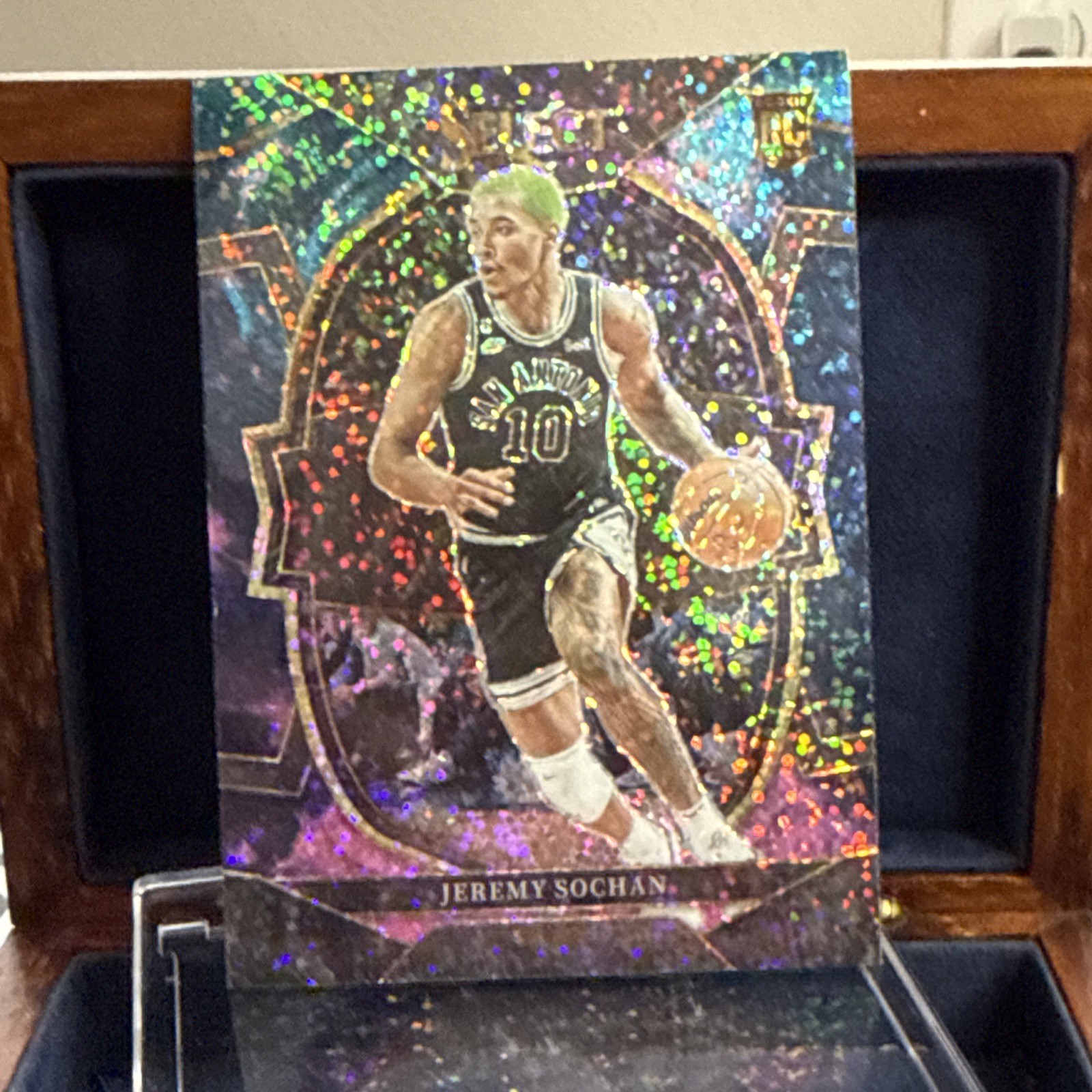 2022-23 Panini Select - Concourse Jeremy Sochan #86 Cosmic Prizm (RC) Spurs