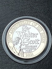 2021 WALTER SCOTT £2 Two Pound Coin UK Royal Mint Brilliant Uncirculated BUNC