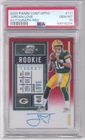JORDAN LOVE 2020 Contenders Optic Autograph Auto Rookie RC Red PSA 10 GEM #/199
