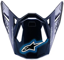 Alpinestars Supertech S-M10 TLD ED25 Helmet Visor/Peak Dark Blue