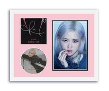 Blackpink Rose Autographed Signed 11x14 Custom Framed CD Photo Born Pink ACOA