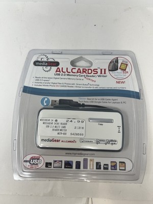 Vintage  Genuine All Cards !! USB 2.0 Memory Card Reader Writer  + SIM NOS