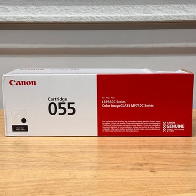 Canon 055 3016C001 Black Toner Cartridge For LBP660C MF740C Series Sealed