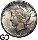 1923-S Peace Dollar, Frosty Solid Gem BU++, Tough San Francisco Issue
