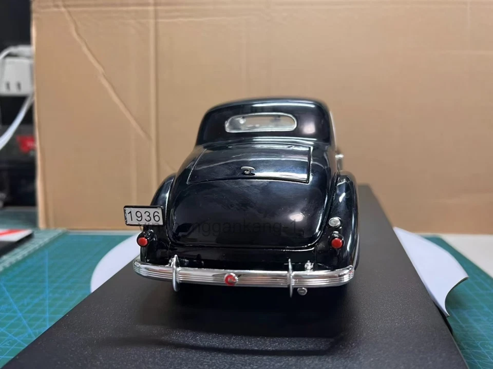 SIGNATURE MODELS 1936 PONTIAC DELUXE BLACK 1:18 SCALE DIECAST MODEL CAR AS-IS! - Image 2 of 4